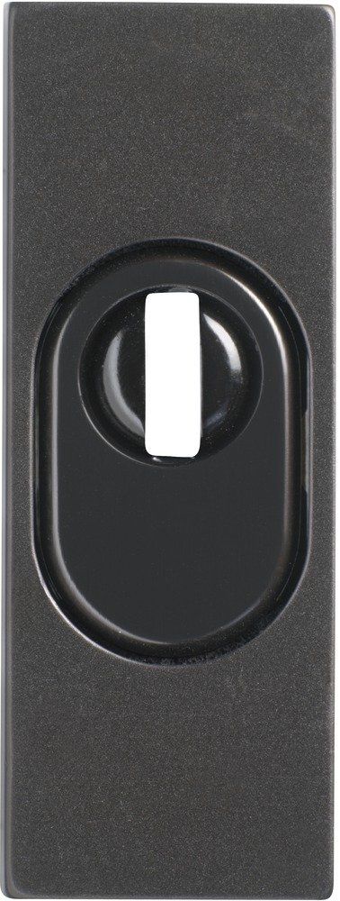 ABUS RSZS316 B7 SB 09403 Dark Brown Lock Rosette with Cylinder Protection for Metal Door