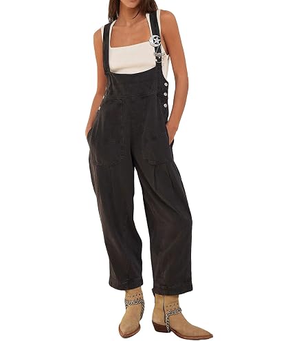 サロペット/オーバーオール MASU/SUSPENDER DENIM TROUSERS/black Amazon.com: Generic Womens Suspender Jeans Adjustable Suspender