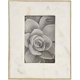 Mud Pie 5" X 7" Marble &amp; Gold Frame