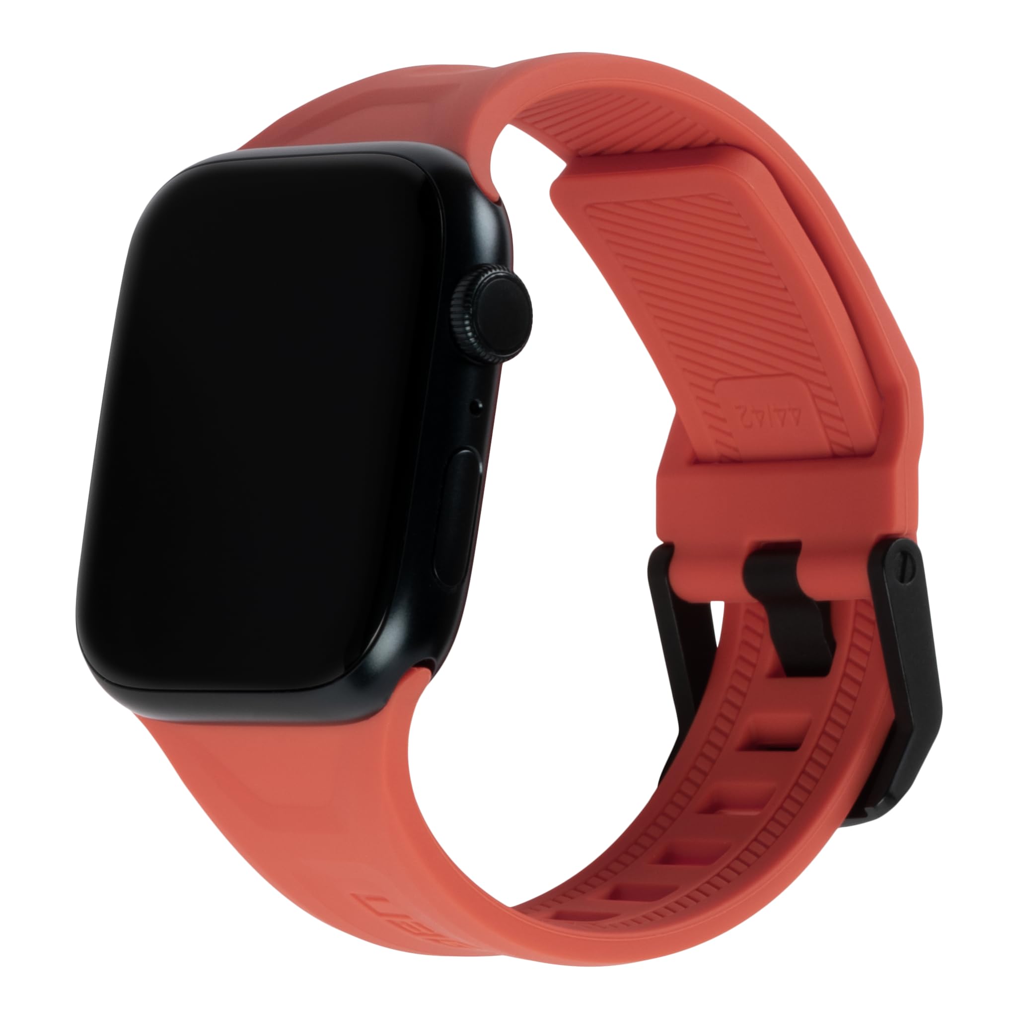 URBAN ARMOR GEAR UAG Compatible with Apple Watch Band 49/46/45/44mm iWatch Series Ultra 3/Ultra 2/Ultra/4-11/SE3/SE2/SE Scout Slim Sweatproof Adjustable Silicone Replacement Strap, Rust