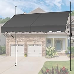 KELIXU Manual Retractable Awning, 118-Inch
