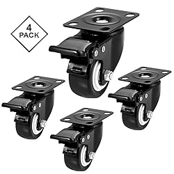 Caster Wheels, 2 inch Casters, Casters Set of 4