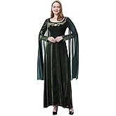 Colorful House Womens Medieval Renaissance Princess Retro Gown Cosplay Costume Dress