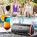 Premium Bluetooth Speaker with TWS, Portable Dustproof/waterproof Outdoor/Indoors Speaker with quality Bass Sound, 5000mAh battery ensures lengthy Playtime for iPhone/iPod/iPad/Phones/Tablet/Echo dot