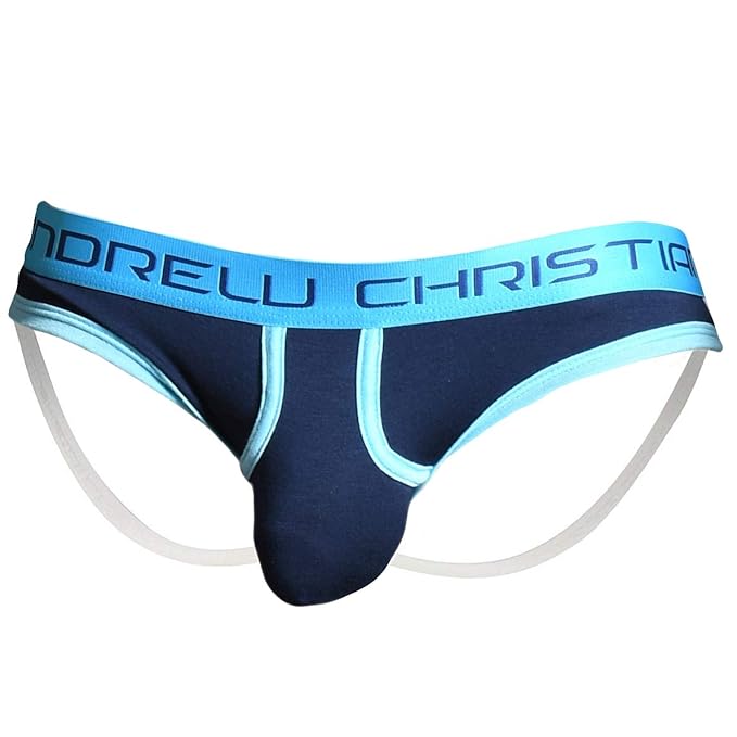 Andrew Christian Almost Naked Retro Brief Jock Jockstrap Blau