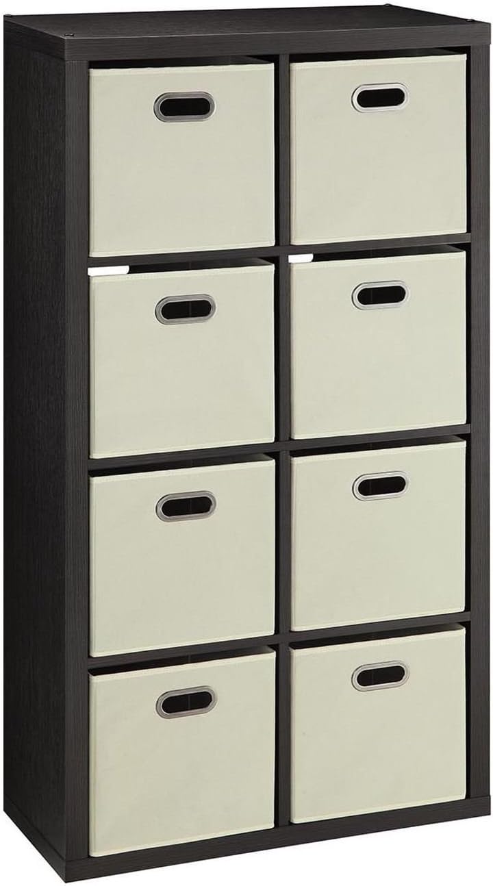 storage cube organizer costco on Amazon Com Member S Mark 8 Cube Room Organizer Dark Oak Home Kitchen