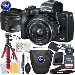 Amazon.com : Canon EOS M50 Mirrorless Camera w/15-45mm