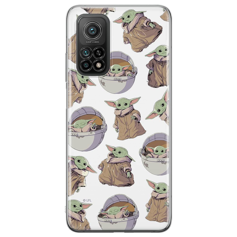 ERT GROUP mobile phone case for Xiaomi MI 10T 5G / MI 10T PRO 5G original and officially Licensed Star Wars pattern Baby Yoda 028 optimally adapted to the shape of the mobile phone, case made of TPU — image 1