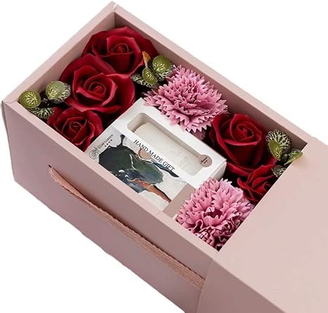 Amazon ソープフラワー プレゼント 枯れない花 薔薇 造花 花束 石鹸花 バラ ギフトボックス おしゃれ 香り 贈り物 結婚祝い 誕生日 女性 母の日 卒業記念 敬老の日 感謝 愛 バレンタイン 記念日 開店祝い 還暦 シイエムエム 造花 オンライン通販