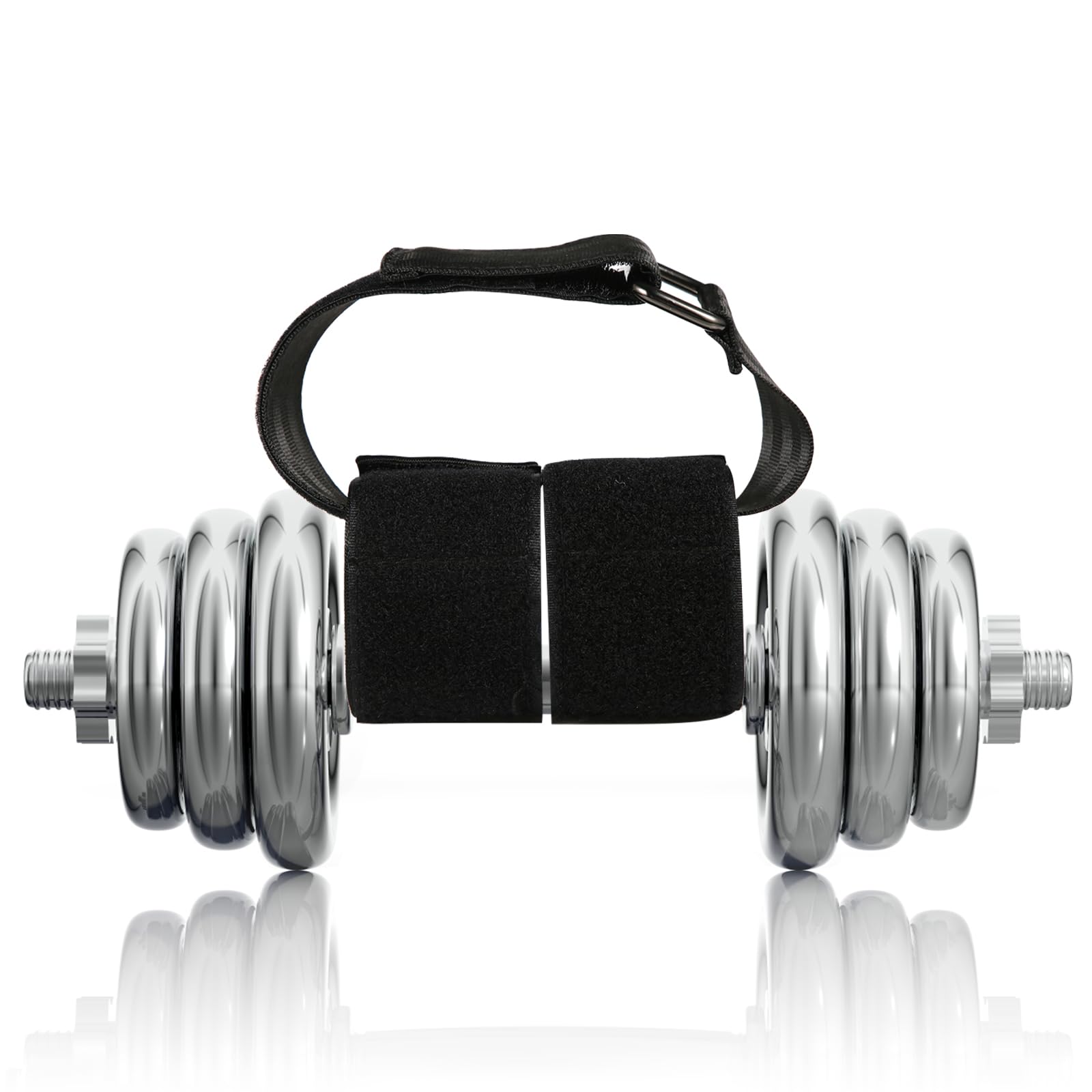 2pcs Weight Lifting Tibialis Trainer Foot Straps, Adjustable Weight Dumbbell Ankle Straps Dumbbell Foot Attachment Dumbbell Wrap Dumbbell Foot Straps for Leg Strength Training for Men and Women
