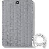 Grounding Mat Cotton Grounded Pad Silver Fiber Earth Connected Mat for Bed (24"x 36",Grey) Improves Sleep, Promotes Circulation
