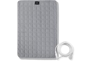 XINHUSU Grounding Mat Cotton Grounded Pad Silver Fiber Earth Connected Mat for Bed (24"x 36",Grey) Improves Sleep, Promotes Circulation