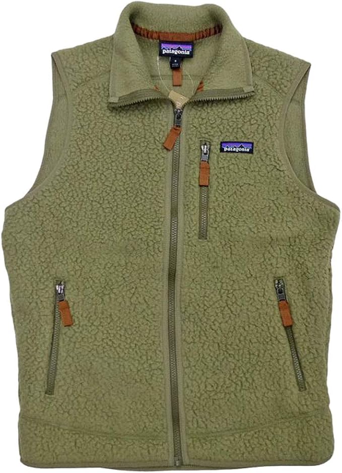 Amazon パタゴニア レトロ パイル ベスト メンズ レディース ボア フリース カーキ Sサイズ Patagonia Retro Pile Vest Sage Khaki 並行輸入品 アクティブベスト 通販