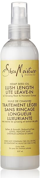 SHEA MOISTURE HEMP SEED OIL LENGTH LEAVE-IN 8 OUNCE PUMP (237ML)