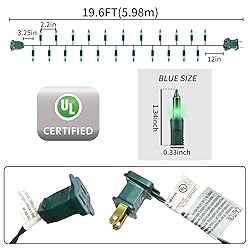 GLOWNOVA Green Wire,Green,Incandescent Bulb 100