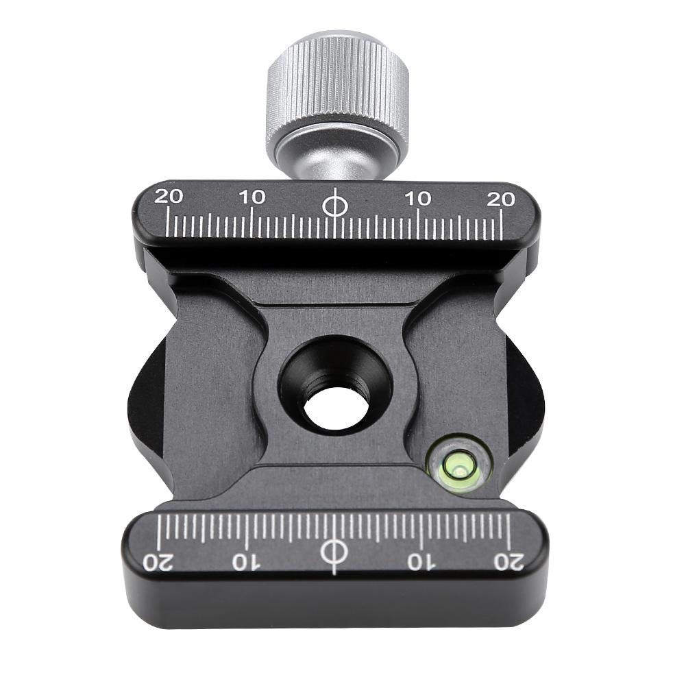 Sxhlseller Quick Release Clamp, DE-50 Aluminum Alloy Quick Release Plate Clamp Camera Mount Adapter 3/8" for Arca Swiss, RRS, Kirk, Wembley, Markins, SUNWAYFOTO, SIRUI