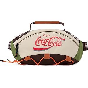 Coca-Cola Fanny Pack, Water Resistant Crossbody Waist Bag with Adjustable Strap