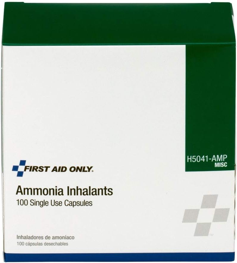 First Aid Only H5041-AMP Ammonia Inhalant Ampoules, 100/Box: Home Improvement