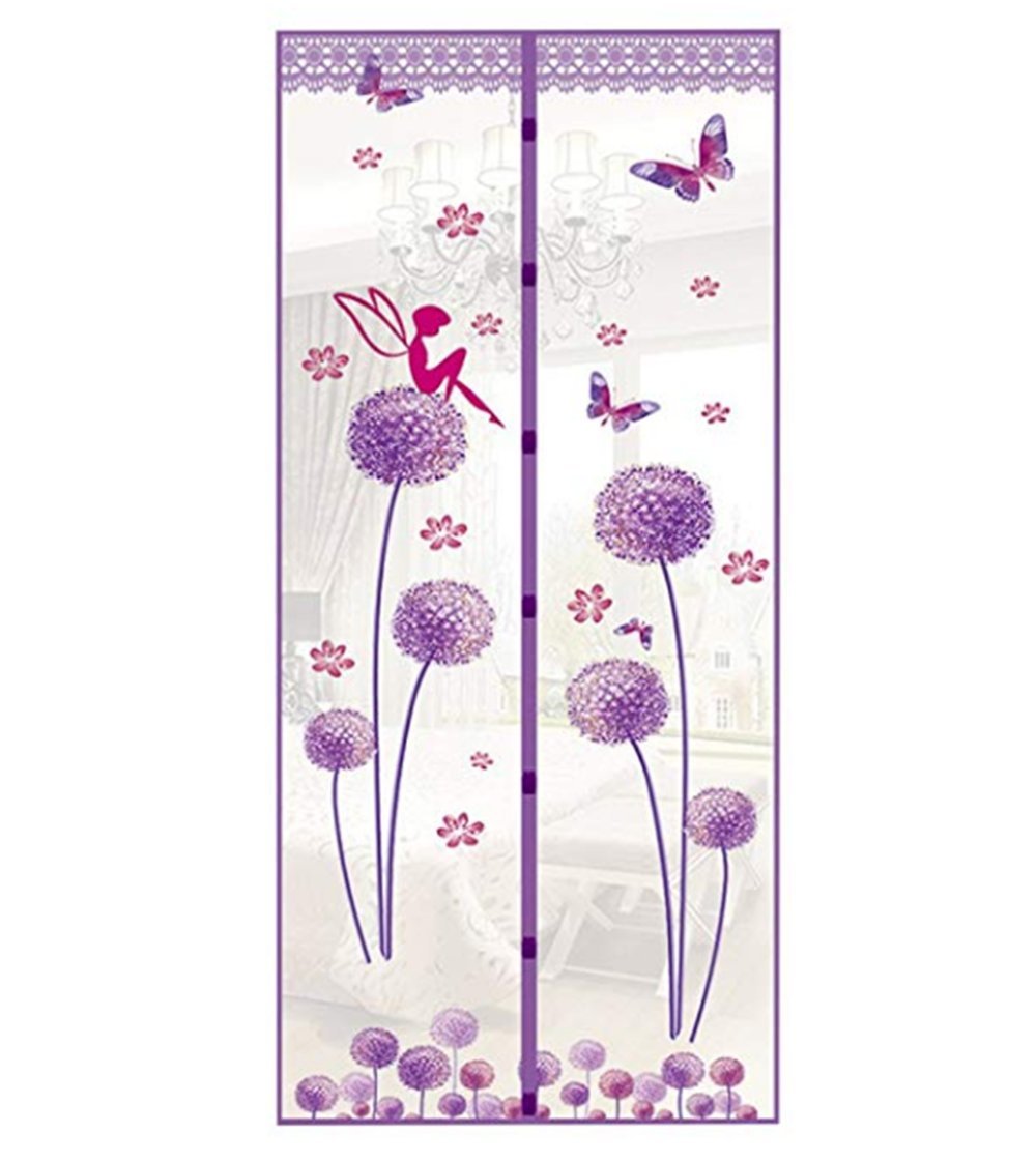 Magnetic Door Screen Fly Bug Mosquito Mesh Curtain for Balcony Sliding Doors Living Room,90x210cm (G)