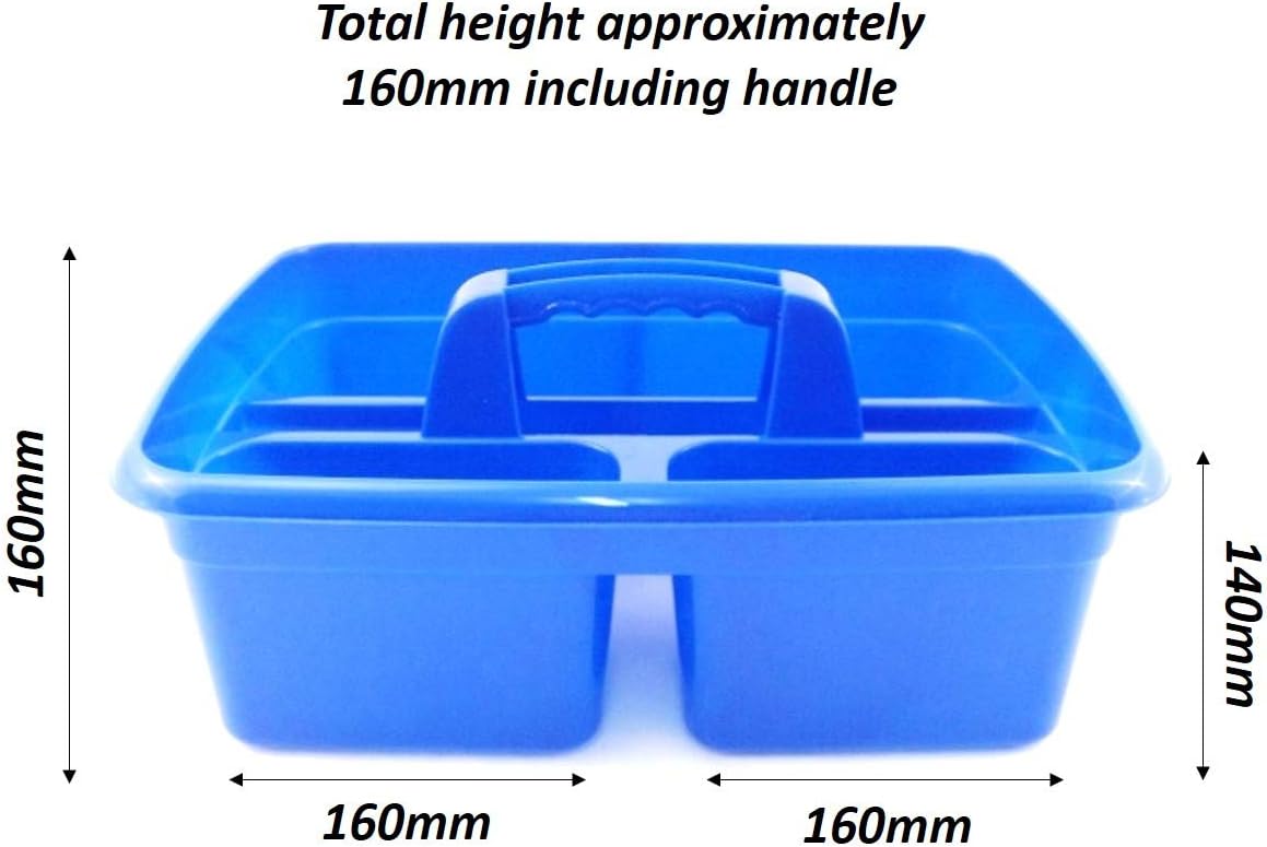 Cleaning Caddy Tray Box Housekeeping Cleaners Tote Tray Basket with Handle Carry Grips - Image 4