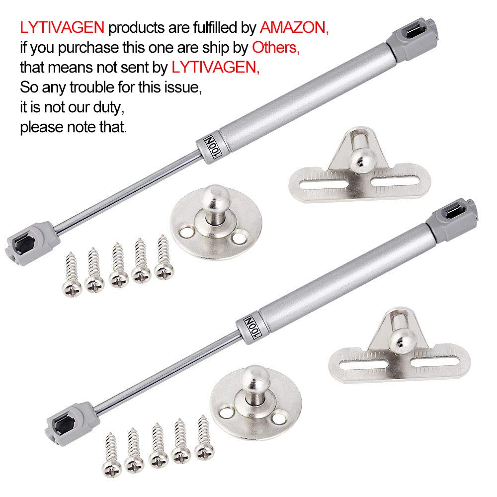 LYTIVAGEN 2 Pcs Gas Strut Lift Support Hydraulic Gas Door Lift