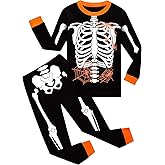 Little Hand Toddler Boys Pajamas Skeleton PJs Glow in The Dark Sleepwear Pant Sets Kids Jammies