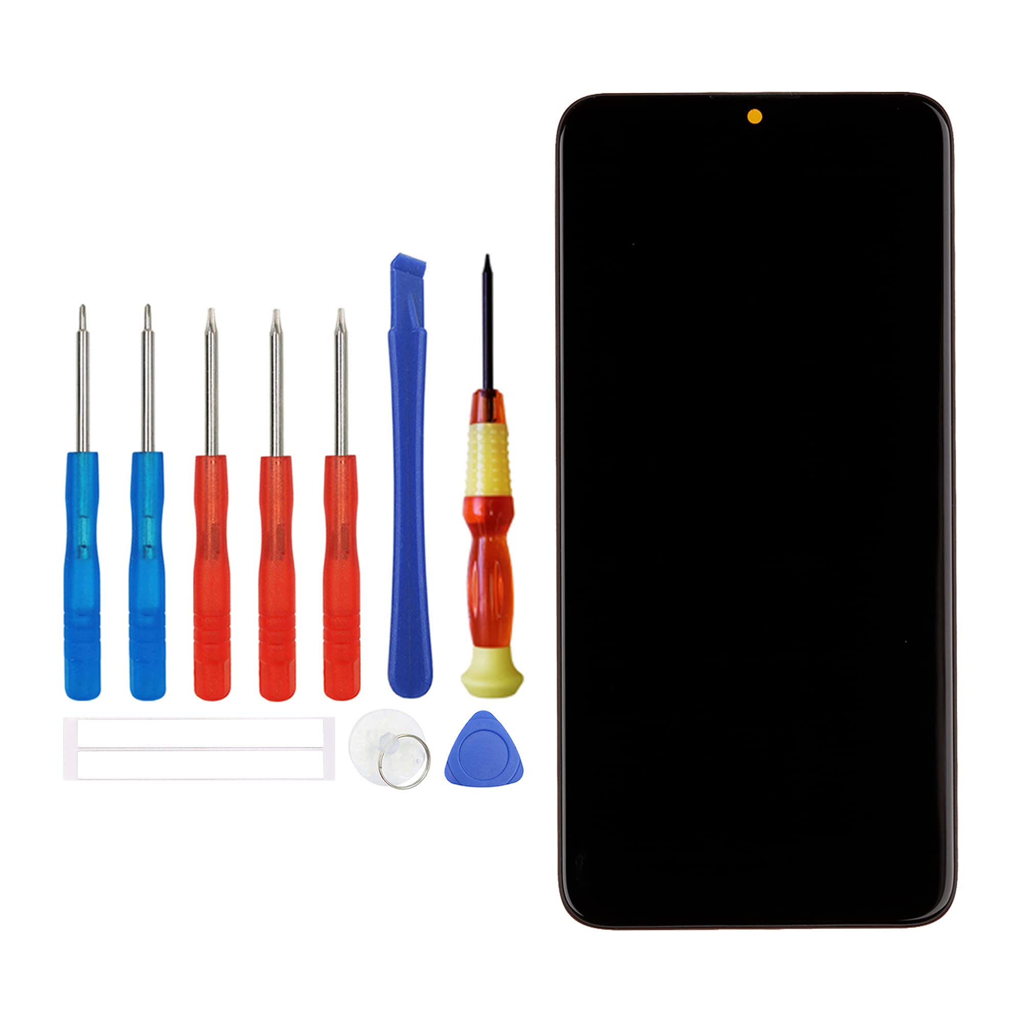 Vvsialeek LCD Display Compatible with Mi Redmi 8 M1908C3IC MI Redmi 8A MZB8458IN Frame LCD Touch Screen with Toolkit