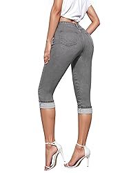 Hybrid & Company Women's Stretchy Slim Fit Denim