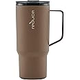 REDUCE 24 oz Hot1 Vacuum Insulated Mug for Hot Tea, Coffee and Other Hot Drinks - With Flo-Motion Lid and Handle, Single-Serve and Cupholder Friendly, Keeps Drinks Hot for up to 8 Hrs, Java