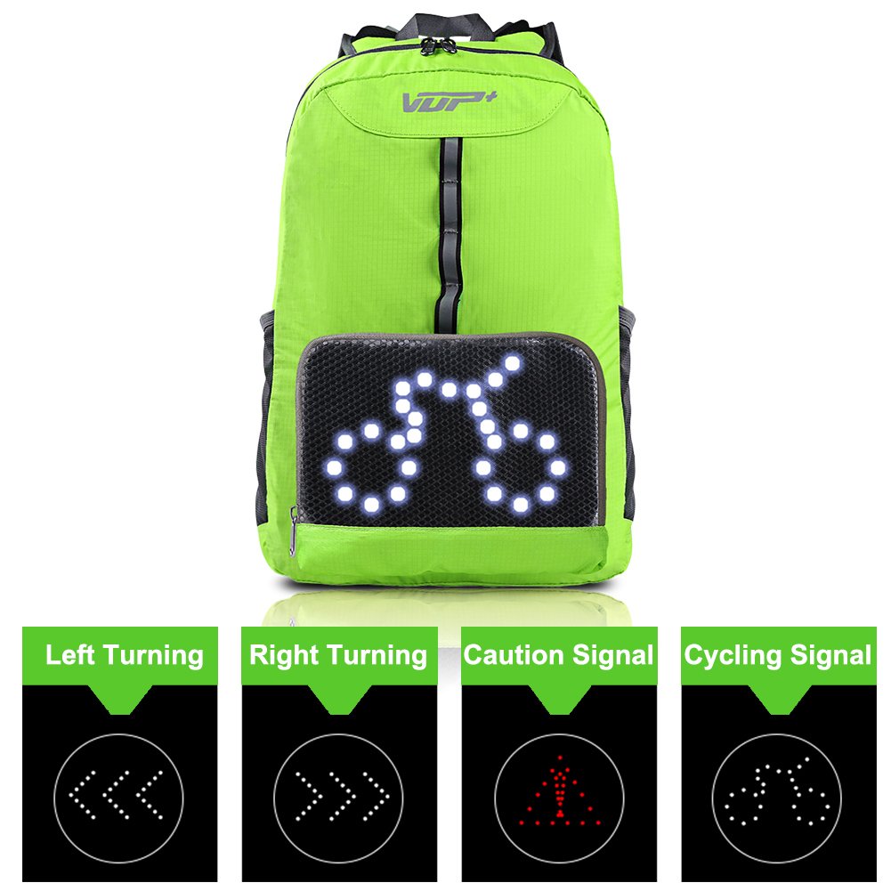 cycling backpack with lights
