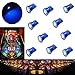 PA LED 10PCS #555 T10 1SMD LED Wedge Pinball Machine Light Top View Bulb Blue-6.3V