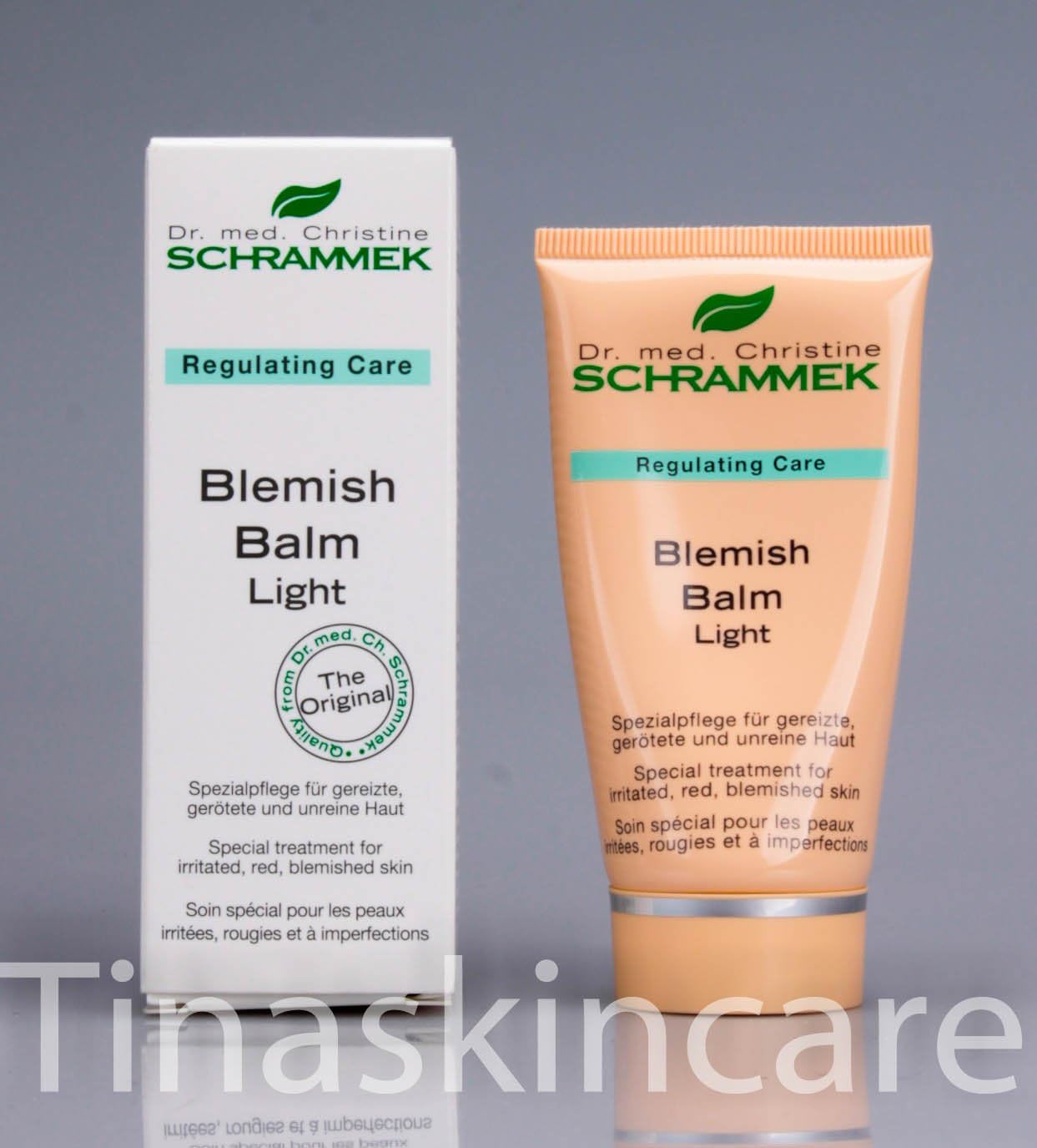 Amazon Com Dr Schrammek Blemish Balm 1 7oz 50ml Light Health Personal Care