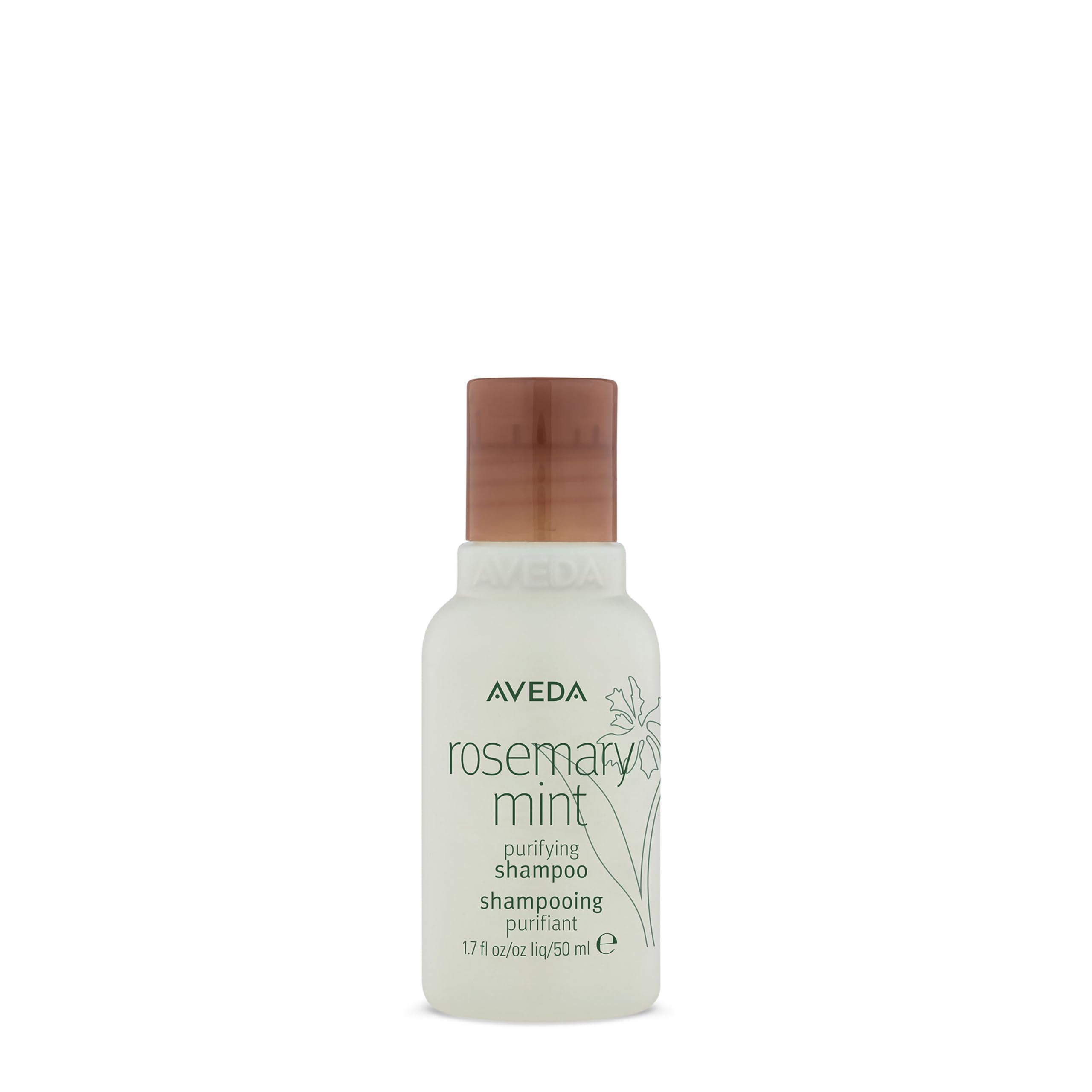 Aveda Rosemary Mint Purifying Shampoo | Clarifying Shampoo | Adds Shine | for Normal to Oily Hair, Fine to Medium Hair Types | 97% Naturally Derived*, 50ml