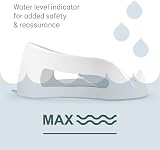 Angelcare Soft Touch Baby Bath Support Grey Water Level Indicator Non-Slip view 7
