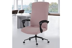 DIVA EN CAMINO DEC Office Chair Cover with Durable Zipper - Stretchable Universal Computer Chair Covering - Smooth Soft Polye