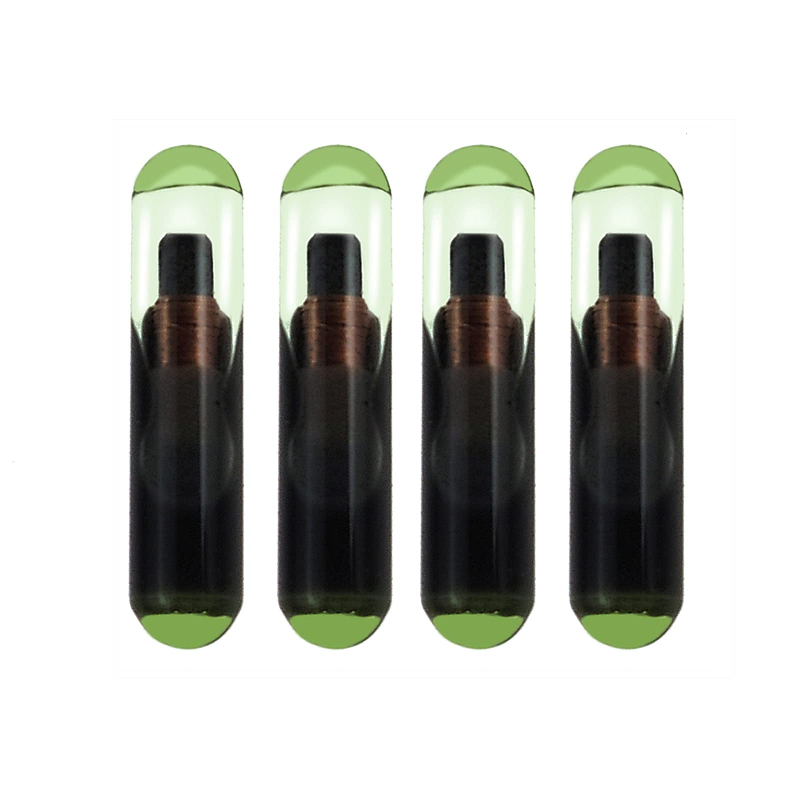 Photo 1 of 4 pcs Car Key Fob Chip, Blank Coding Compatible with Alfa Vauxhall Fiat Seat ID48 (T6)