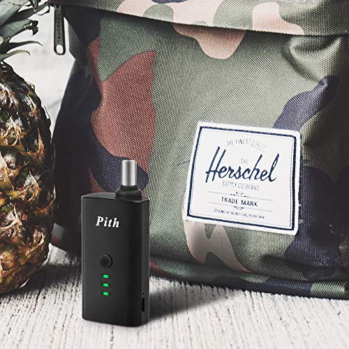 PITH Dry Herb Vaporizer Portable Vape Kit, Large 0.8ml Chamber Oven E