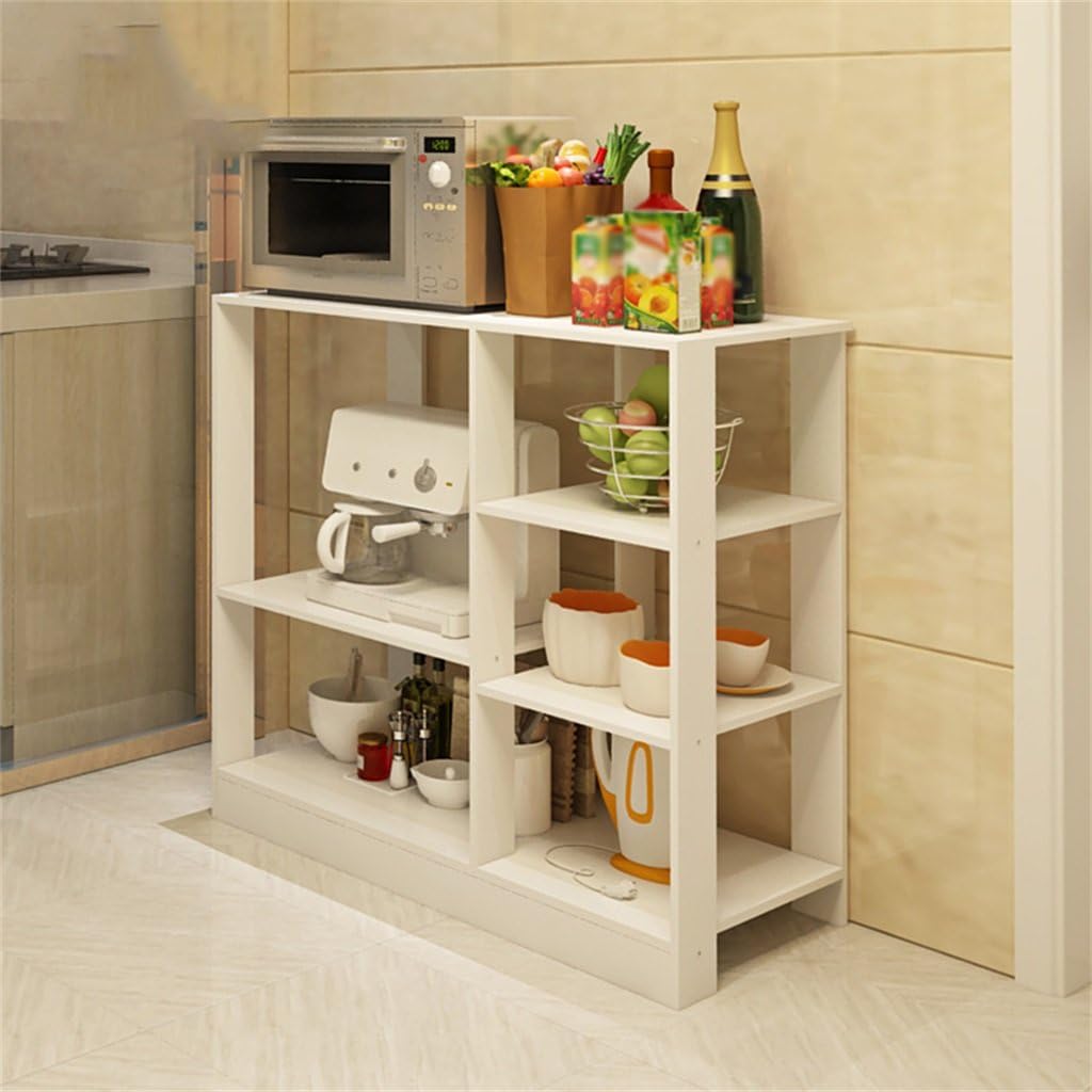 Kitchen Furniture It Can Move Kitchen Microwave Oven Shelf Kitchen Pot Rack Multiple Layers Incorporated Landing Oven Storage Rack Kitchen Cabinets And Cutlery Cabinets Color 1 Size B Amazon Co Uk Kitchen