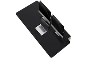 MAIDERN 59”x 27.5” Leather Desk Mat XL, Large Desk Pad, Reversible Cork & Leather Large Mouse pad for Desk, Waterproof Computer Desk Mat for Gaming Home Office (Black) …