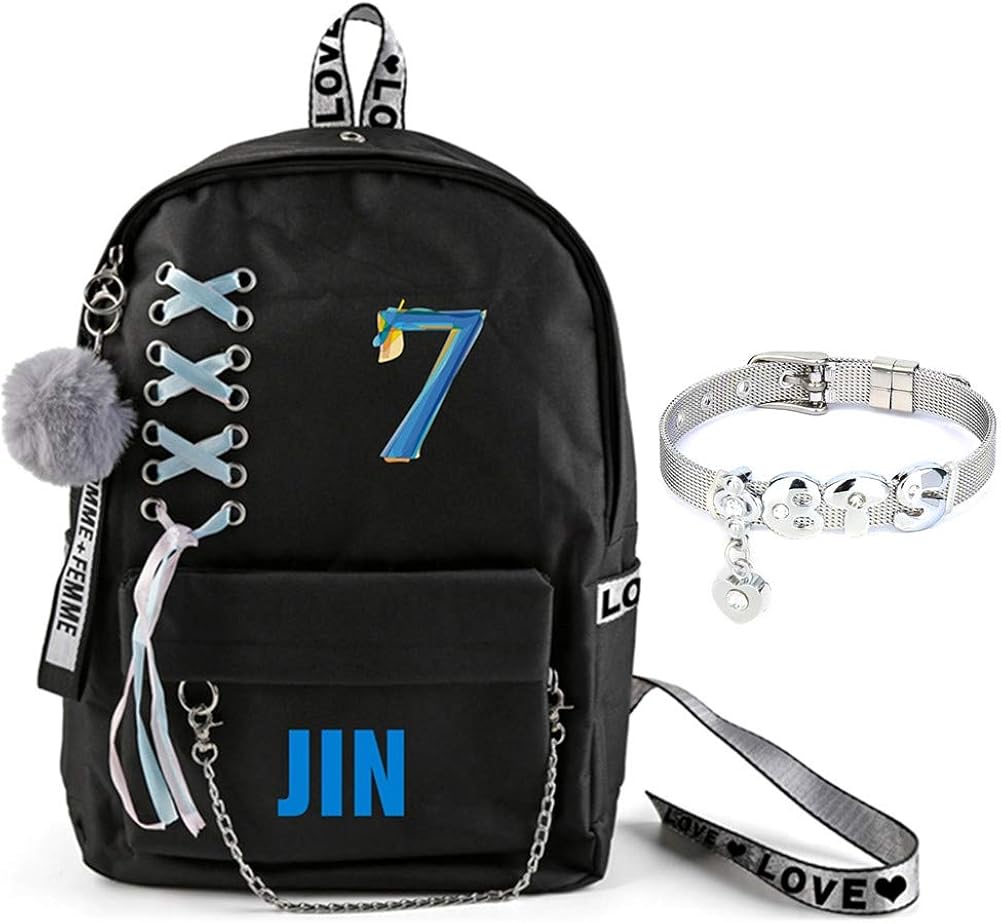 Youyouchard BTS Backpack for Women Girls for Laptop Hiking Travel with