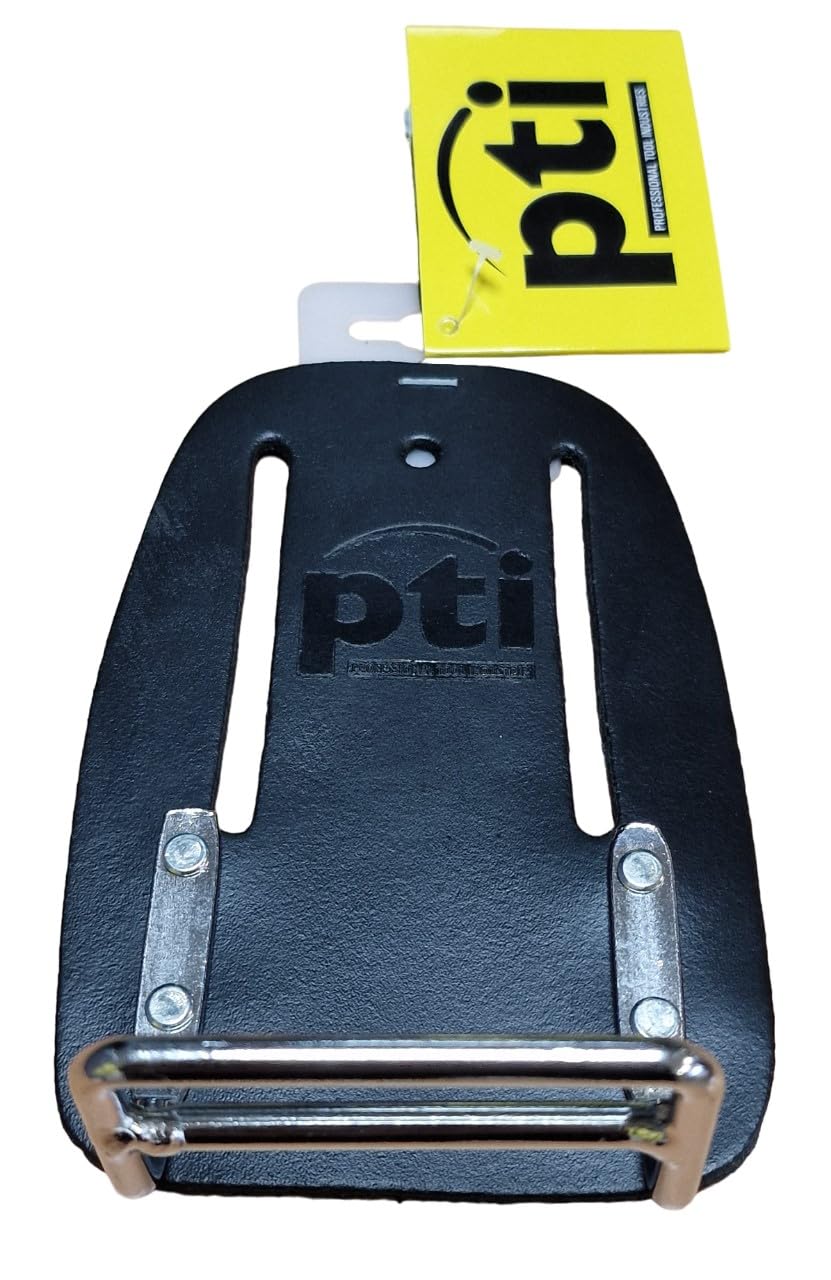 PTI Premium Leather Tool Pliers Holder Belt, Sturdy Steel Fitment, Scaffold Tools, Toughbuilt Holster, Versatile use for Carpenters, electricians and builders & DIY