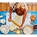 Bake Buddy Silicone Pastry Mat Baking Set, Jumbo XL Size Dough Rolling Mat, Fondant/Pie Crust Mat With Measurements, Bonus Wooden Rolling Pin Included With This 30” x 20” XL Silicone Baking Mat