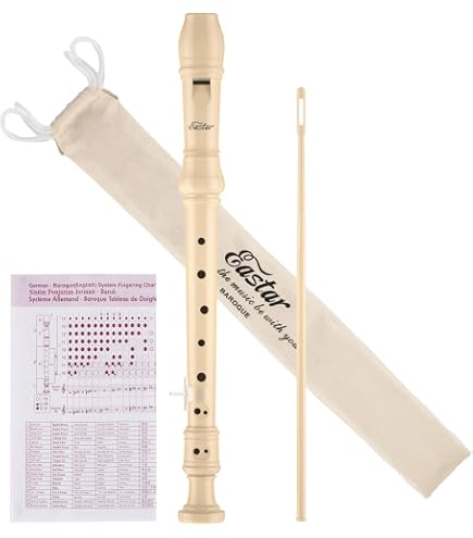 Flûte à bec soprano en érable à 8 trous de marque personnalisée, flûte allemande à doigt ou à doigt baroque, instrument de musique à vent professionnel