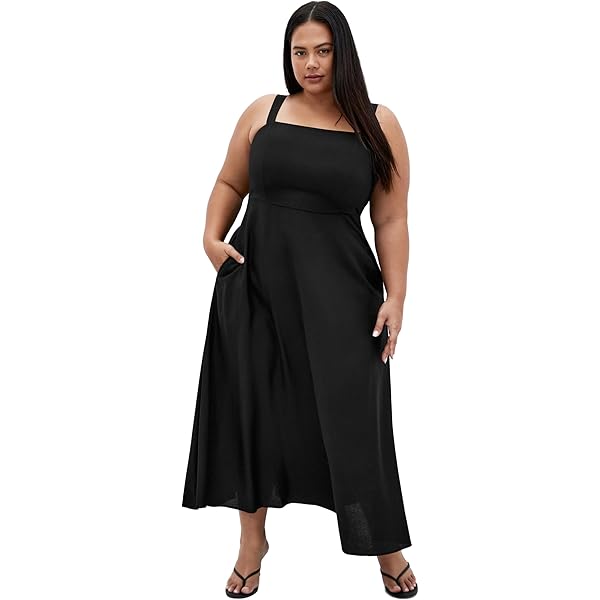 fitted lace wedding dress Catherines Women's Plus Size Anywear Maxi Dress