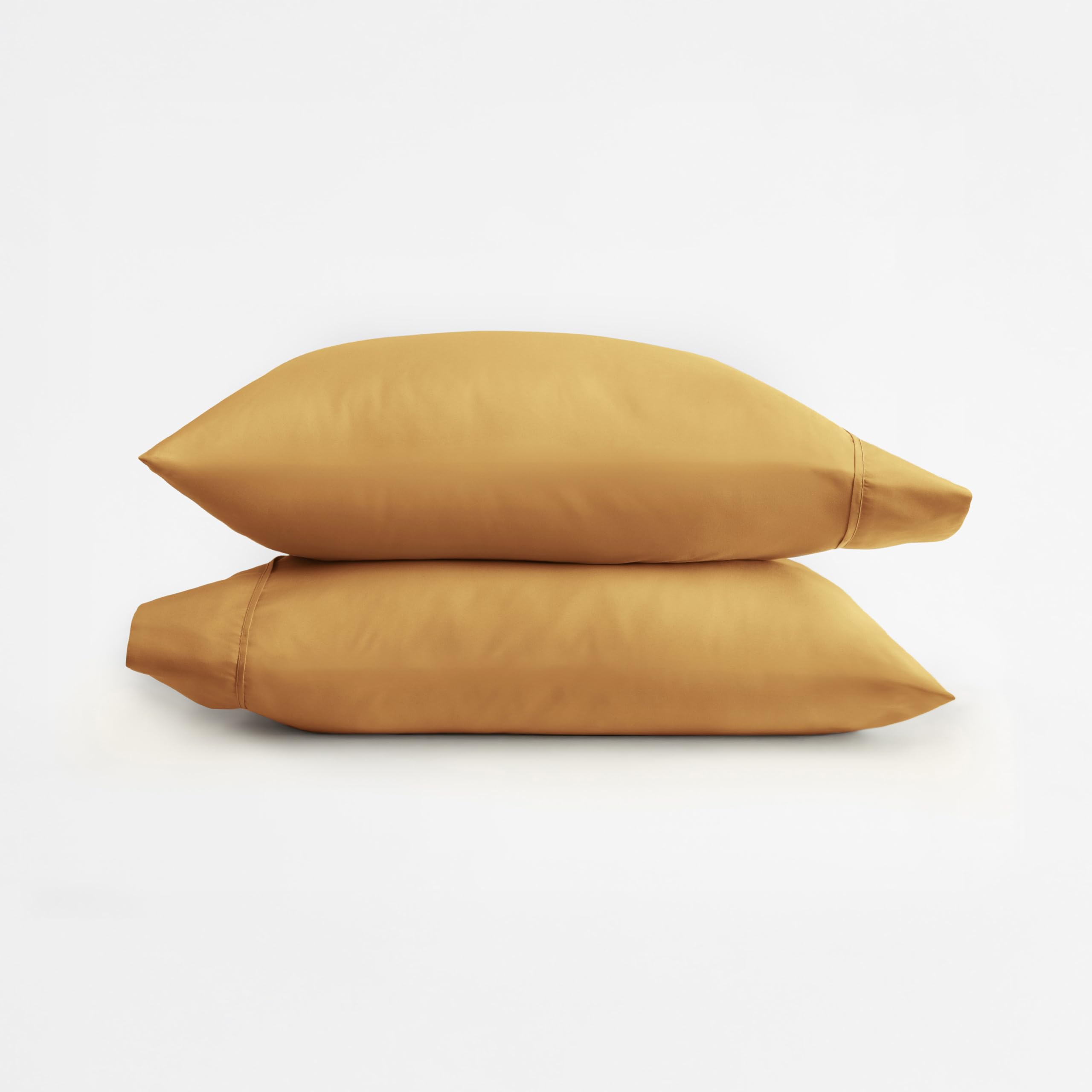 Linen Market Pillowcase Set, Microfiber, Gold, Queen