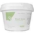 Fatima's Garden Olive Oil Black Soap - Natural Cleanser, 450g