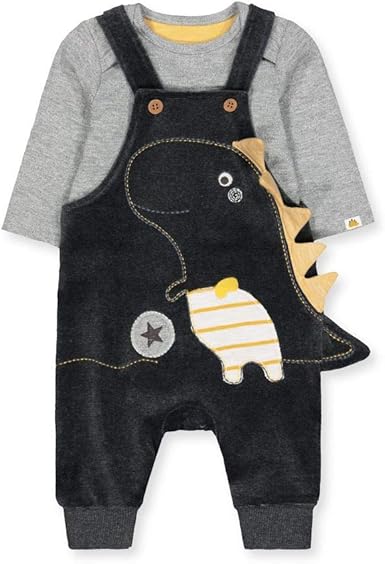 dinosaur dungaree dress