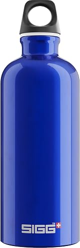 Sigg Classic Bottle Traveller 0.6L Dark Blue Made in Switzerland view 1