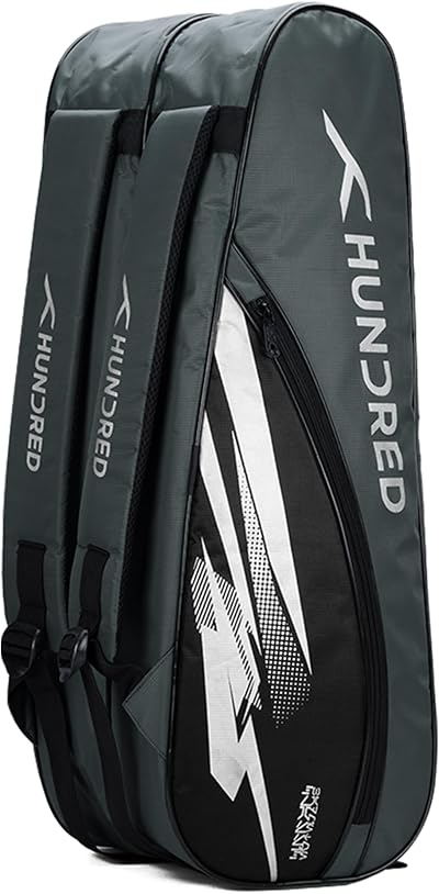 Hundred Cosmogear Badminton Kitbag Bag with Front Pocket Polyester