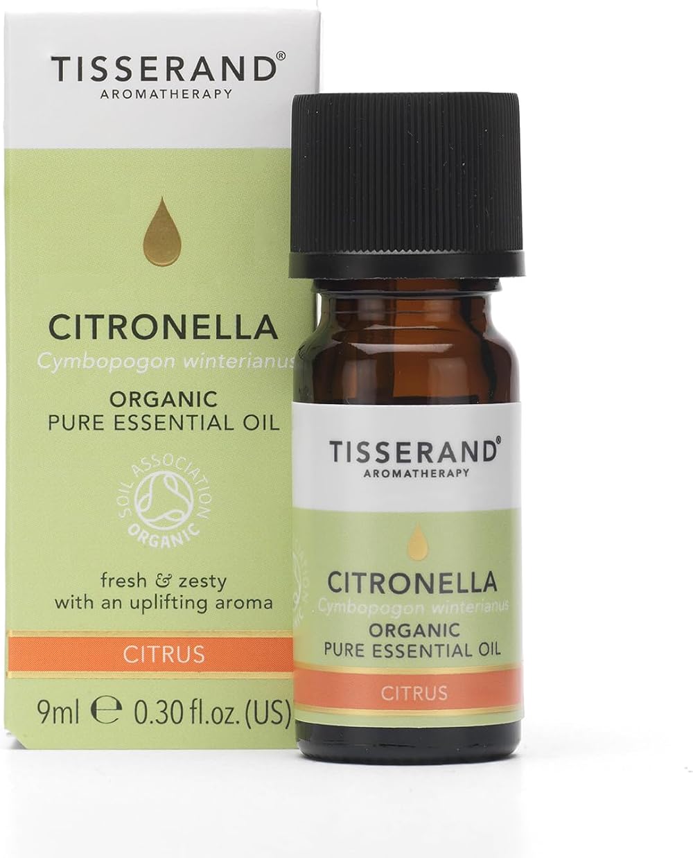 Tisserand Organic Citronella Essential Oil 9 ml